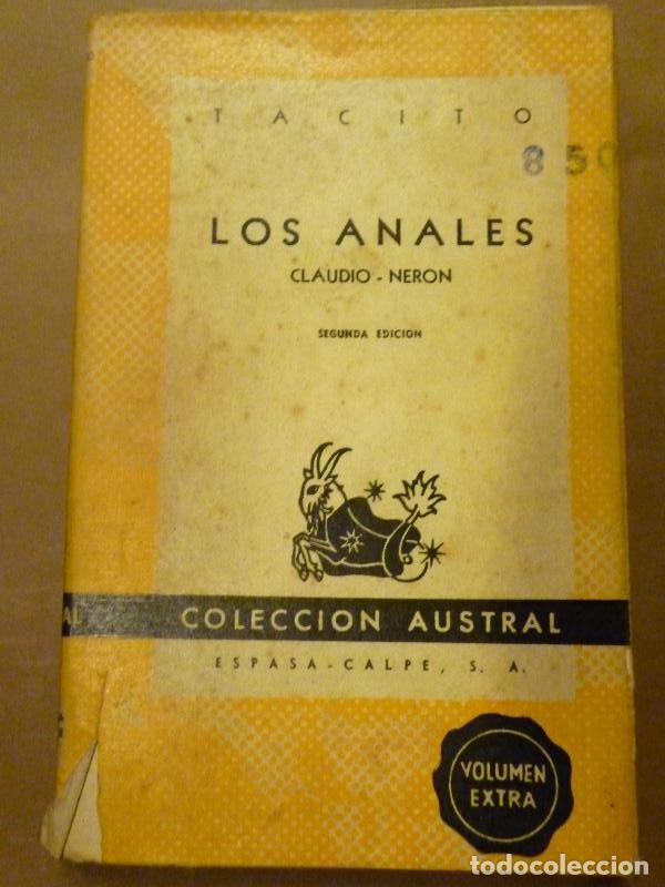 Libros: Los Anales. Claudio - Ner&oacute;n. - T&aacute;cito. - Foto 1