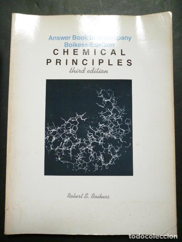 Libros: Answer Book to accompany Boikess / Edelson. Chemical Principles, third edition. - Robert S. Boikess