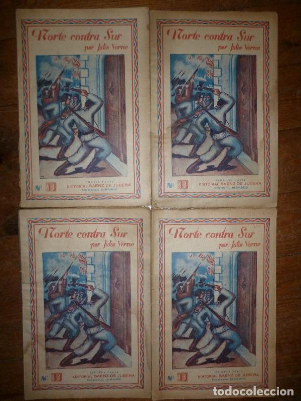 Libros: Norte Contra Sur. 1&ordf;, 2&ordf;, 3&ordf; y 4&ordf; parte. - Verne, Julio. - Foto 1
