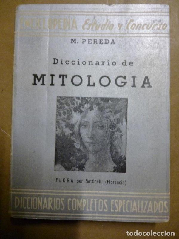 Libros: Diccionario de la Mitolog&iacute;a. - M. Pereda. - Foto 1
