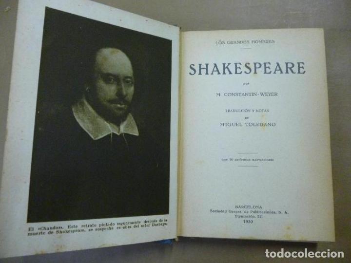 Libros: Shakespeare. Trad. y notas de Miguel Toledano. - M. Constantin-Weyer. - Foto 2