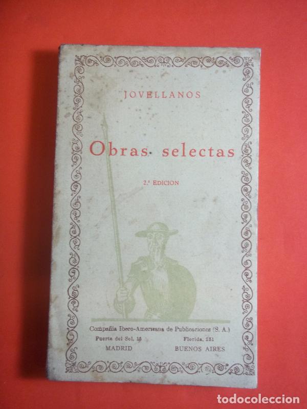 Libros: OBRAS SELECTAS. Pr&oacute;logo de Ignacio Bauer. - JOVELLANOS. - Foto 1