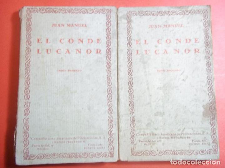 Libros: El Conde Lucanor. - Juan Manuel. - Foto 1
