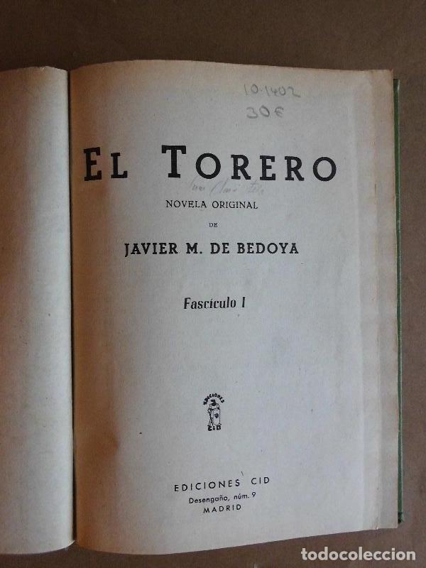 Libros: El Torero. Novela original. - Bedoya, Javier M. de. - Foto 1