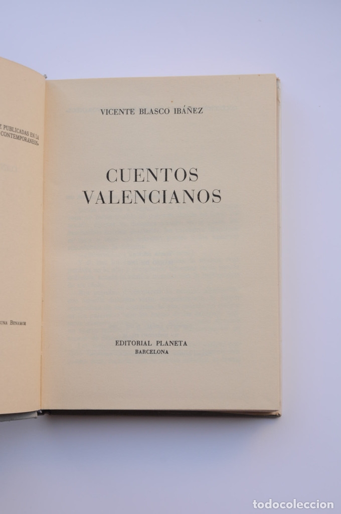Libros: Cuentos valencianos - BLASCO IBA&Ntilde;EZ, Vicente - Foto 3