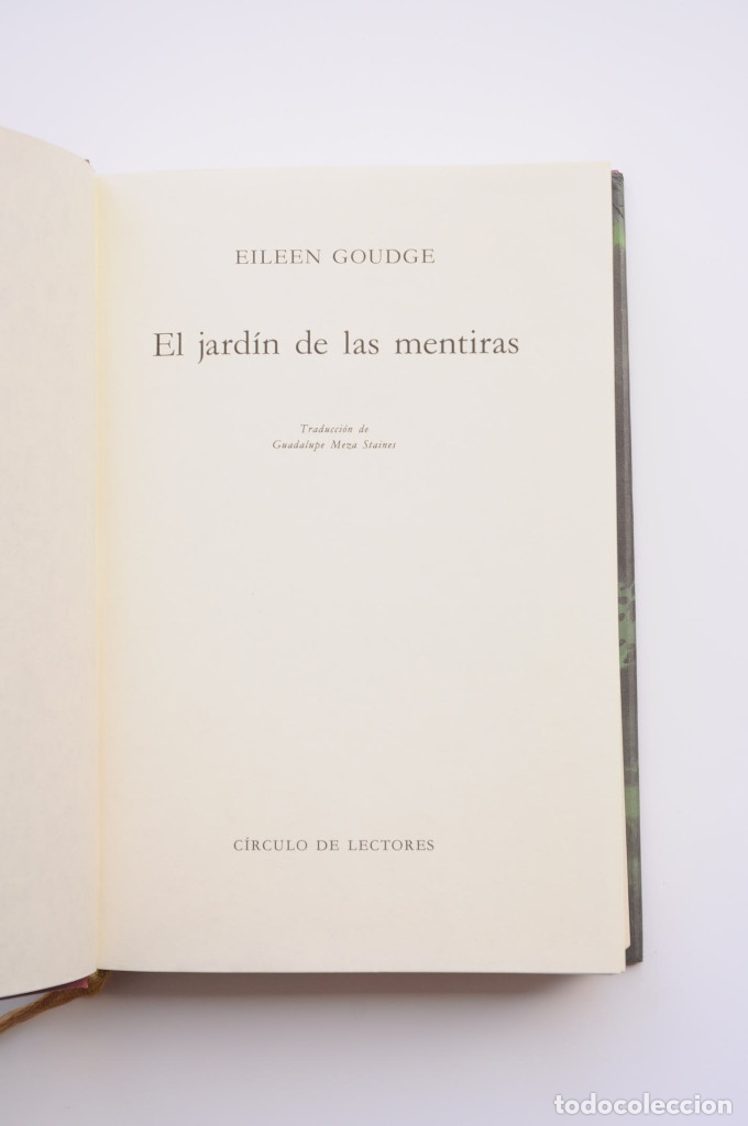 Libros: El jard&iacute;n de las mentiras - GOUDGE, Elleen - Foto 3