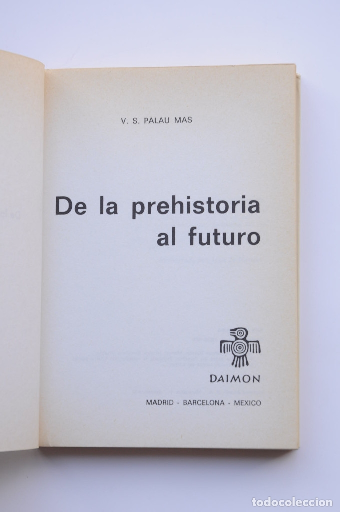 Libros: De la prehistoria al futuro - PALAU MAS, V. S. - Foto 2