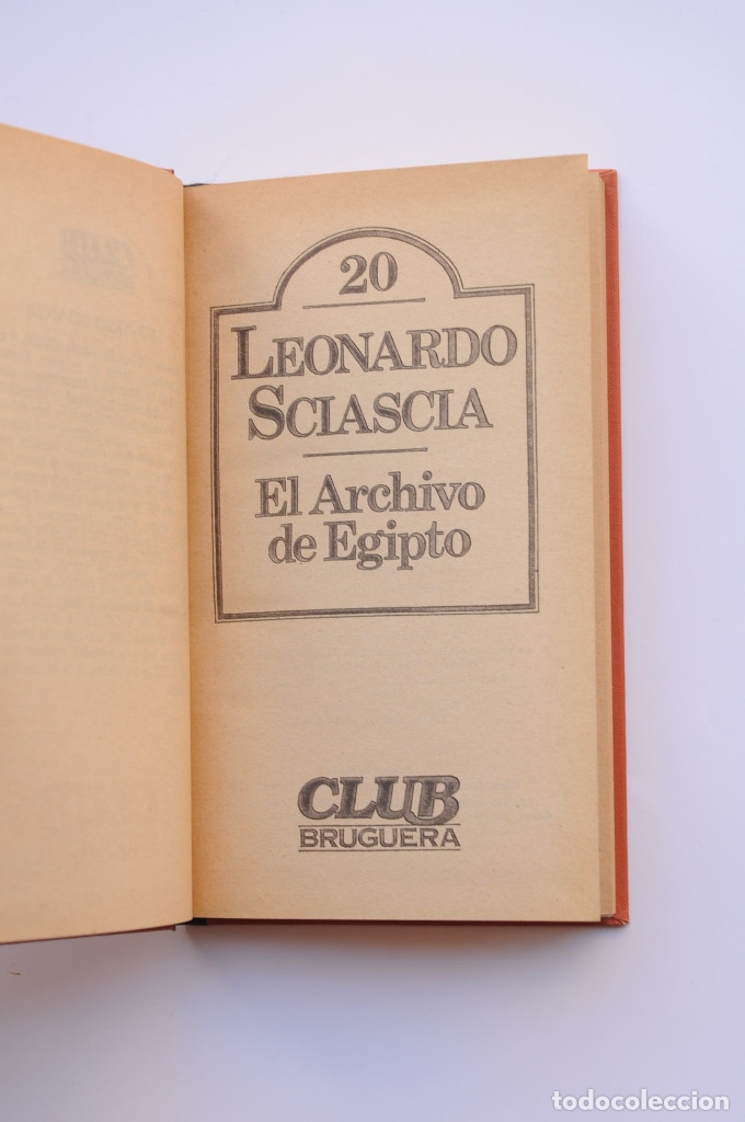 Libros: El archivo de Egipto - SCIASCIA, Leonardo - Foto 2