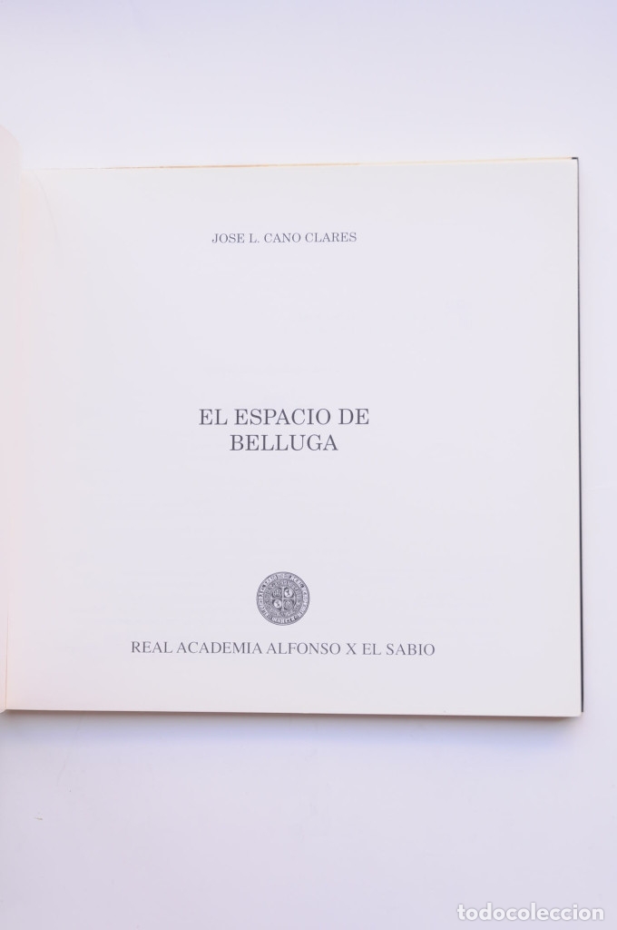 Libros: El espacio de Belluga - CANO CLARES, Jos&eacute; L. - Foto 2