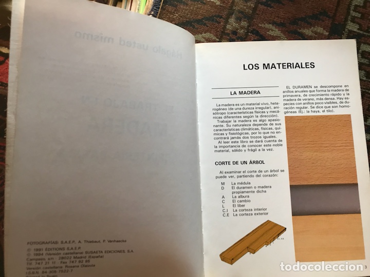 Libros: El trabajo en madera. Carpinter&iacute;a b&aacute;sica. - Foto 3