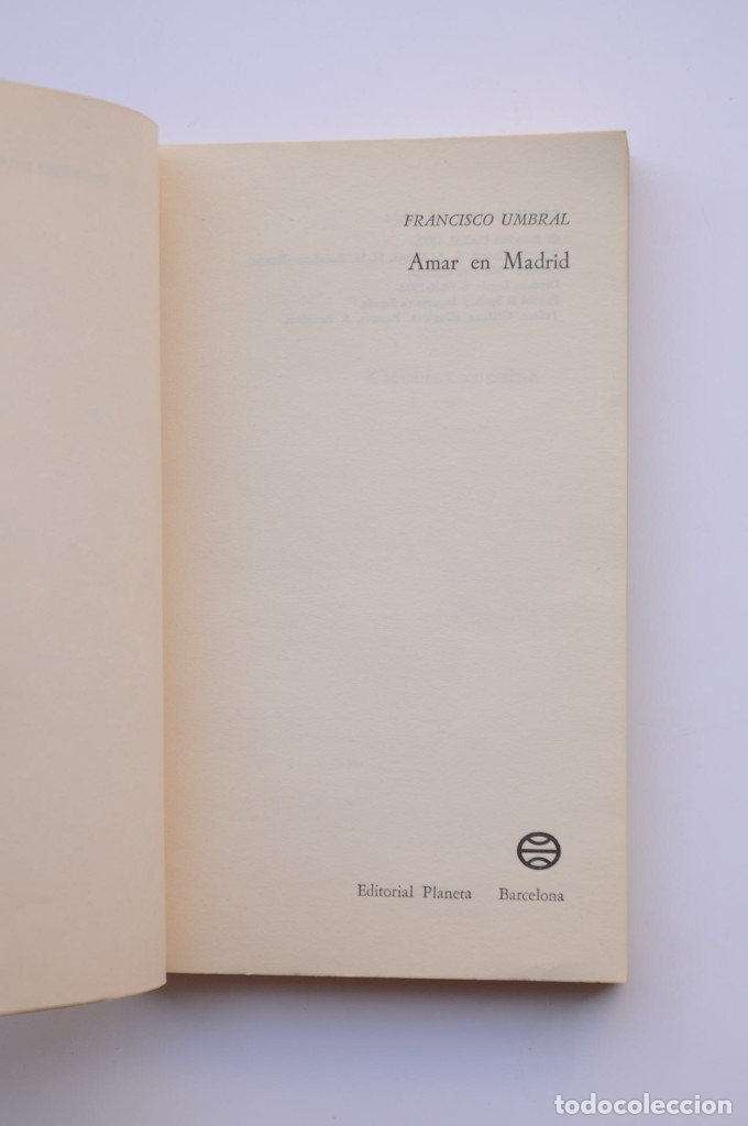 Libros: Amar en Madrid - UMBRAL, Francisco - Foto 2