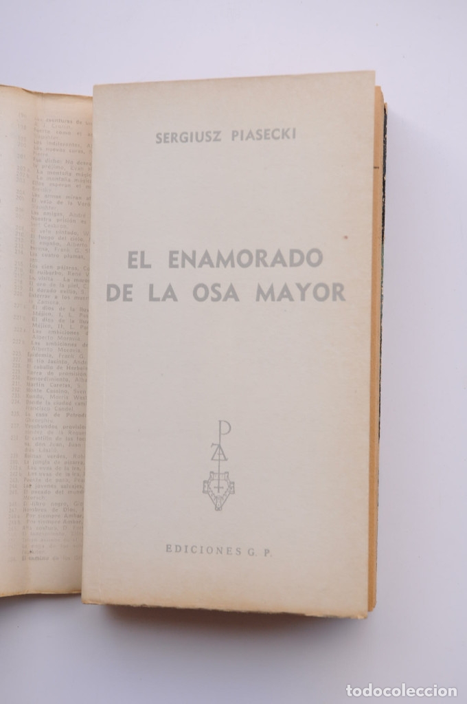Libros: El enamorado de la Osa Mayor - PIASECKI, Sergiusz - Foto 2