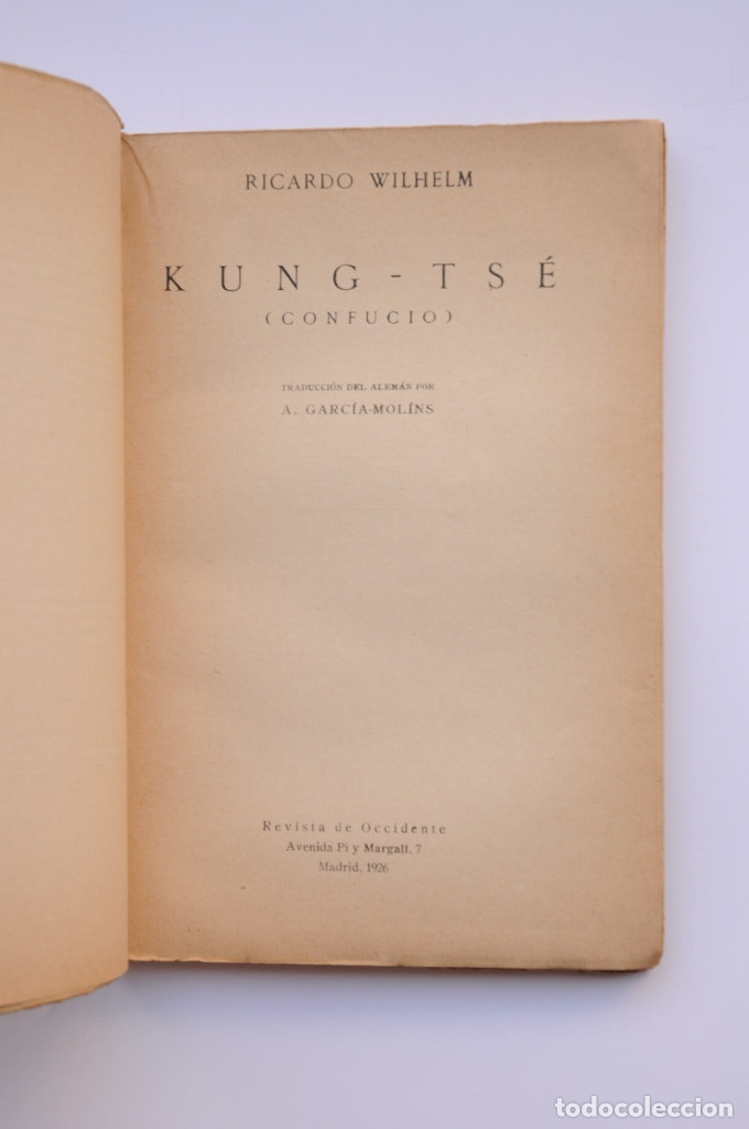Libros: Kungtse (Confucio) - WILHELM, Ricardo - Foto 2