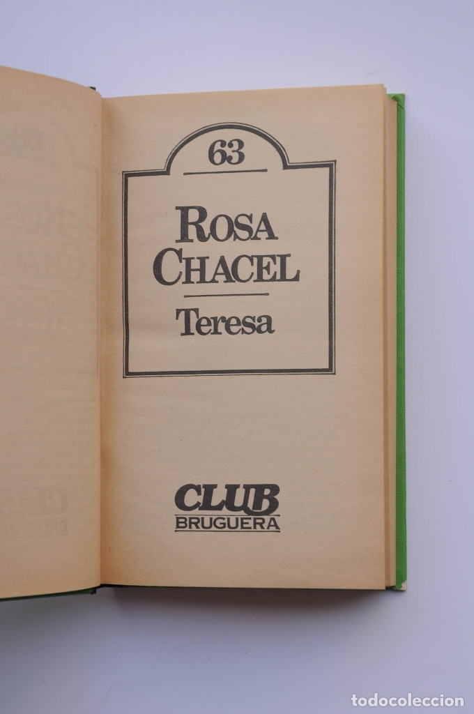Libros: Teresa - CHACEL, Rosa - Foto 2