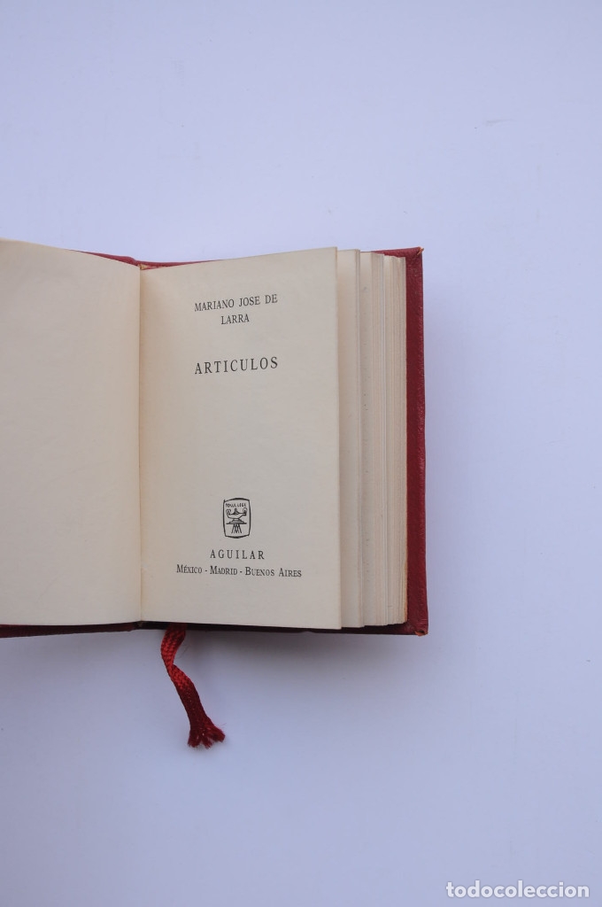 Libros: Art&iacute;culos - LARRA, Mariano Jos&eacute; de - Foto 3
