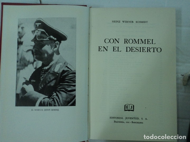 Libros: Con Rommel en el Desierto - H.W. SCHMIDT - Foto 2