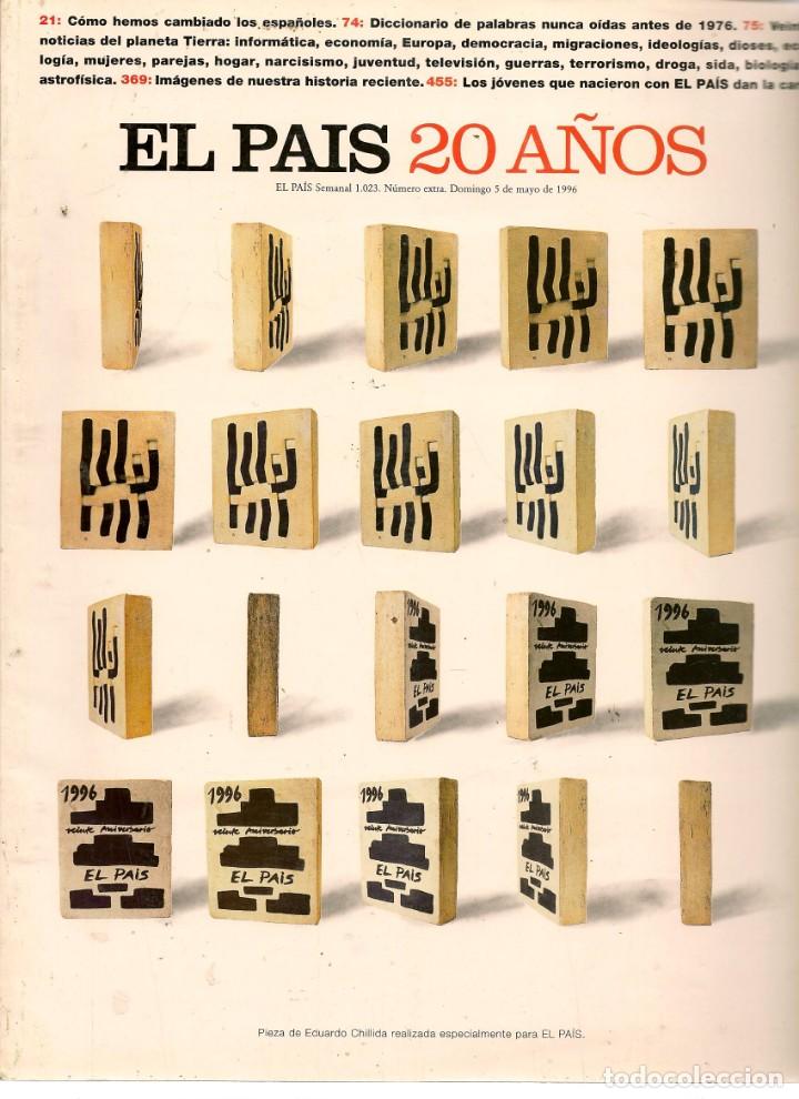 Libros: EL PAIS 20 A&Ntilde;OS.  (PTA) - Foto 1