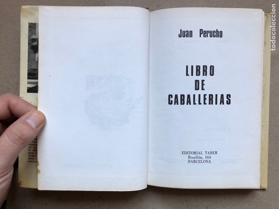 Libros: LIBRO DE CABALLER&Iacute;AS. JUAN PERUCHO. EDITORIAL TABER 1968. - Foto 3