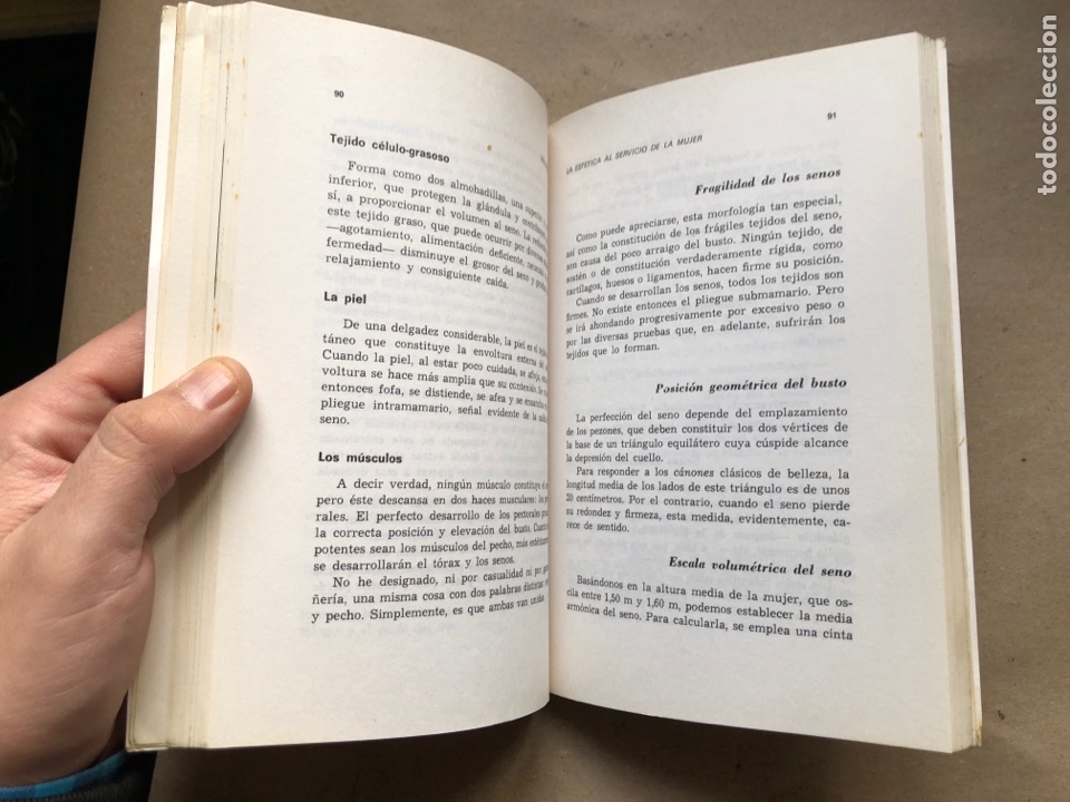 Libros: LOS SENOS, CUIDADOS Y BELLEZA. EDICIONES DAIMON 1973. - Foto 5