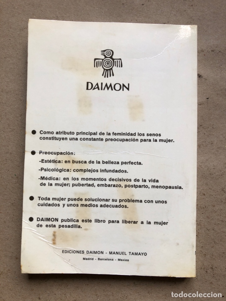 Libros: LOS SENOS, CUIDADOS Y BELLEZA. EDICIONES DAIMON 1973. - Foto 7