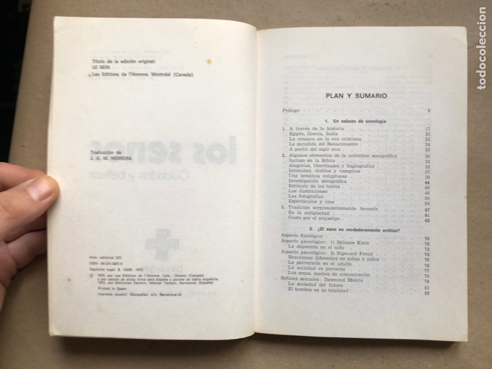 Libros: LOS SENOS, CUIDADOS Y BELLEZA. EDICIONES DAIMON 1973. - Foto 2