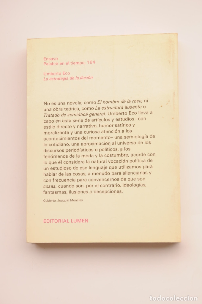 Libros: La estrategia de la ilusi&oacute;n - ECO, Umberto - Foto 3