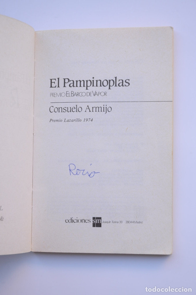 Libros: El Pampinoplas - ARMIJO, Consuelo - Foto 2