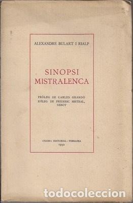 Libros: Sinopsi mistralenca - BULART I RIALP, ALEXANDRE - Foto 1