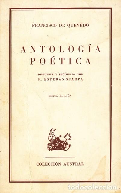 Libros: ANTOLOGIA POETICA - DE QUEVEDO, FRANCISCO - Foto 1