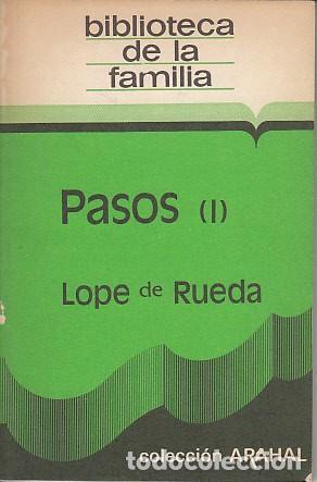 Libros: PASOS (I) - Lope de Rueda - Foto 1