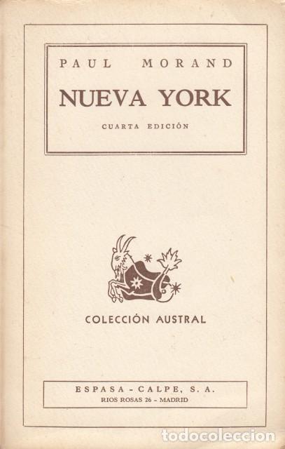 Libros: NUEVA YORK - MORAND, PAUL - Foto 1