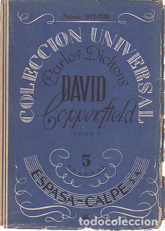 Libros: DAVID COPPERFIELD (TOMO I) - DICKENS, CHARLES - Foto 1