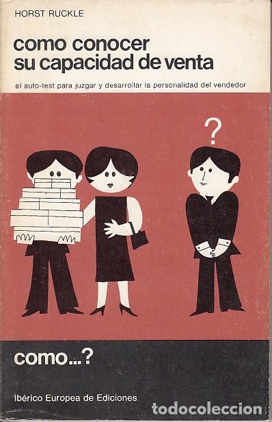 Libros: C&Oacute;MO CONOCER SU CAPACIDAD DE VENTA - R&Uuml;CKLE, HORST - Foto 1