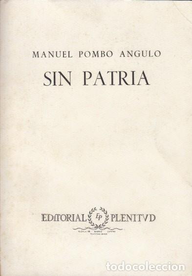 Libros: SIN PATRIA - POMBO ANGULO, MANUEL - Foto 1