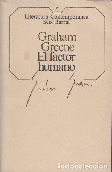 Libros: EL FACTOR HUMANO - GREENE, GRAHAM - Foto 1