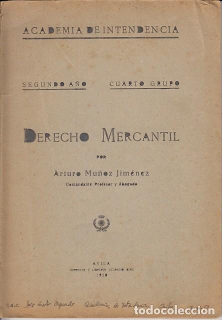 Libros: DERECHO MERCANTIL - MU&Ntilde;OZ JIM&Eacute;NEZ, ARTURO - Foto 1