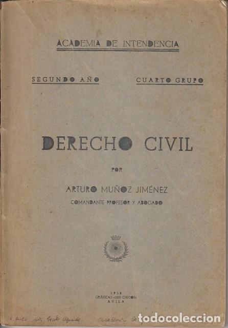 Libros: DERECHO CIVIL - MU&Ntilde;OZ JIM&Eacute;NEZ, ARTURO - Foto 1