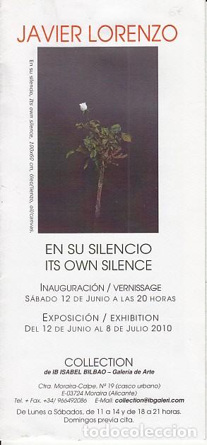 Libros: JAVIER LORENZO. EN SU SILENCIO - LORENZO, JAVIER - Foto 1