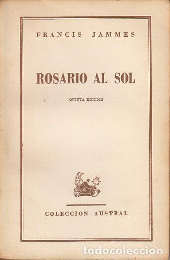 Libros: ROSARIO AL SOL - JAMMES, FRANCIS - Foto 1