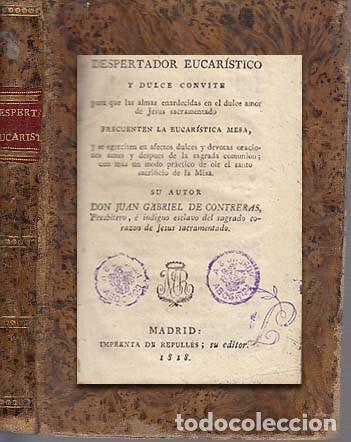 Libros: DESPERTADOR EUCAR&Iacute;STICO - DE CONTRERAS, JUAN GABRIEL - Foto 1