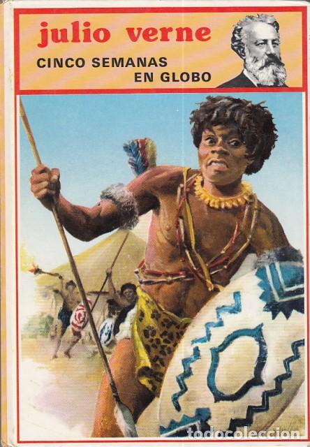 Libros: CINCO SEMANAS EN GLOBO - VERNE, JULIO - Foto 1