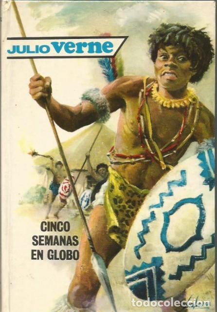 Libros: CINCO SEMANAS EN GLOBO - VERNE, JULIO - Foto 1