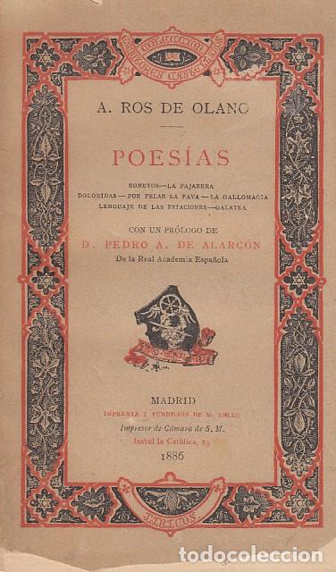 Libros: POESIAS - ROS DE OLANO, A - Foto 1