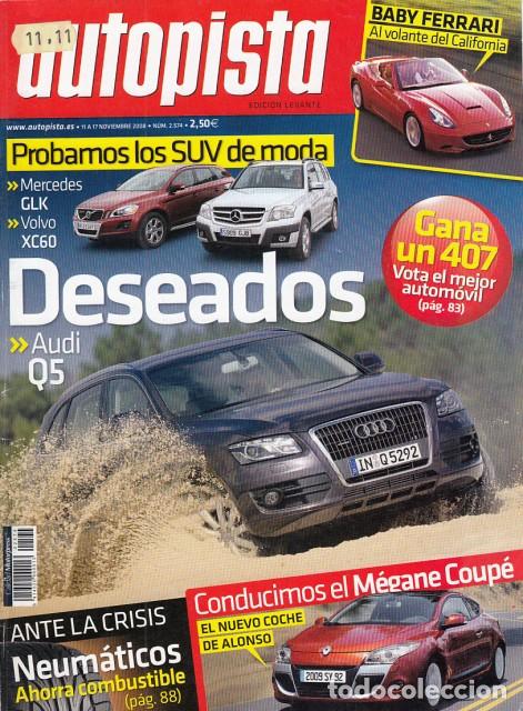 Libros: AUTOPISTA N&Uacute;M. 2574 (Ferrari California; Mazda 6 2.2 CRTD; Mercedes GLK frenta a Volvo XC60; y otros
