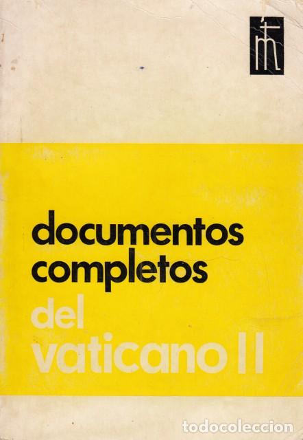 Libros: DOCUMENTOS COMPLETOS DEL VATICANO II - MENSAJERO DEL CORAZ&Oacute;N DE JES&Uacute;S (EDITORIAL) - Foto 1