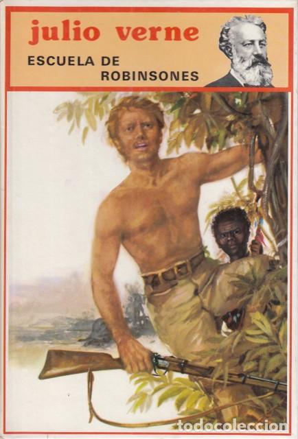 Libros: ESCUELA DE ROBINSONES - VERNE, JULIO - Foto 1