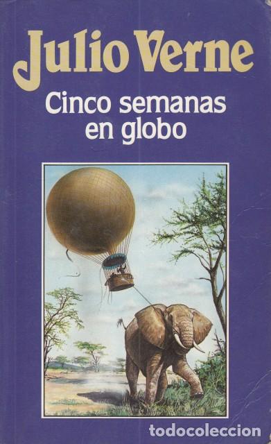 Libros: CINCO SEMANAS EN GLOBO - VERNE, JULIO - Foto 1