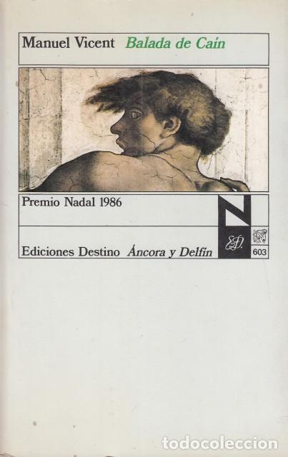 Libros: BALADA DE CAIN - VICENT, MANUEL - Foto 1