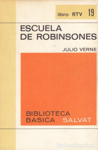 Libros: ESCUELA DE ROBINSONES - VERNE, JULIO - Foto 1