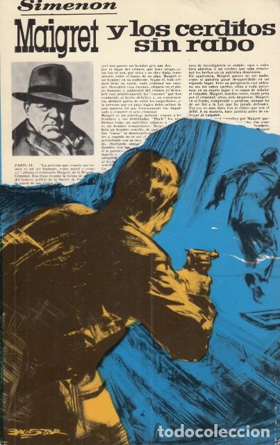 Libros: MAIGRET Y LOS CERDITOS SIN RABO - SIMENON - Foto 1